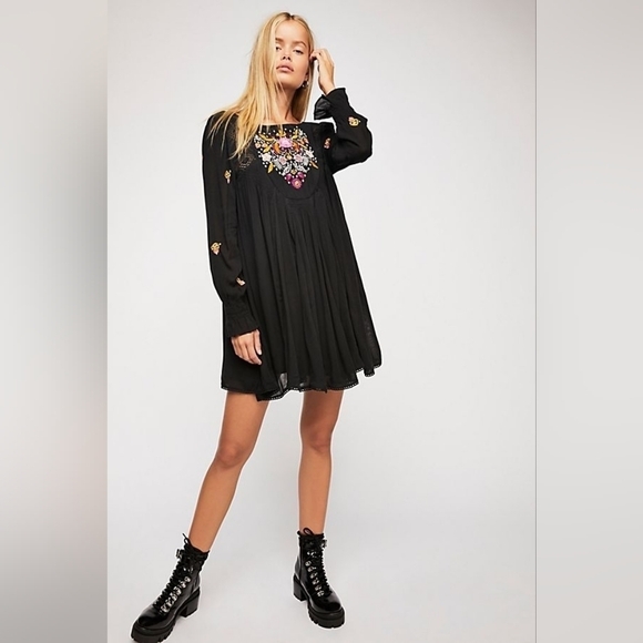 Free People Dresses & Skirts - Free People | Mohave Embroidered Mini Dress